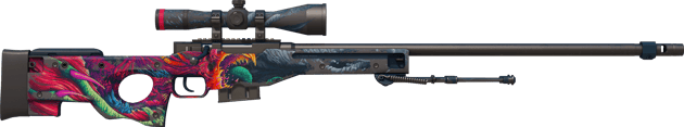 Preview image 2 of StatTrak™ AWP | Hyper Beast (Well-Worn)