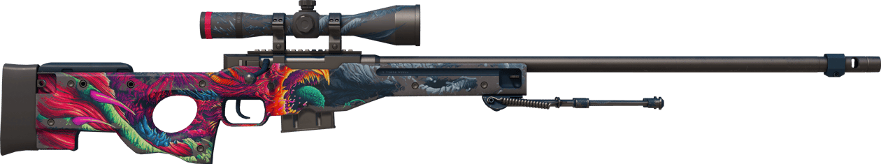Preview image 2 of StatTrak™ AWP | Hyper Beast (Well-Worn)