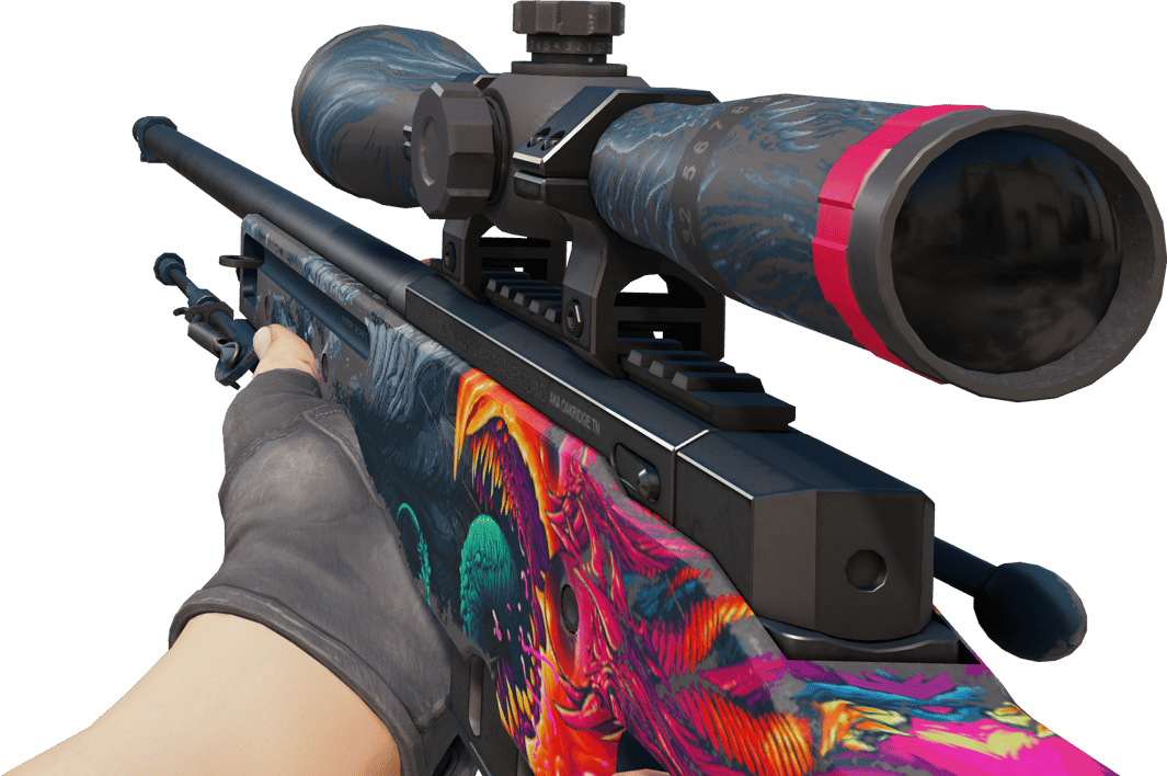 Preview image 3 of StatTrak™ AWP | Hyper Beast (Well-Worn)