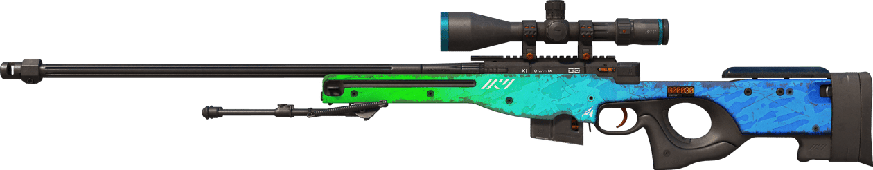 Preview image 1 of AWP (StatTrak™) | Zimny gradient (mocne zużycie)