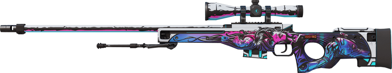 Preview image 1 of StatTrak™ AWP | 黑色魅影 (久经沙场)