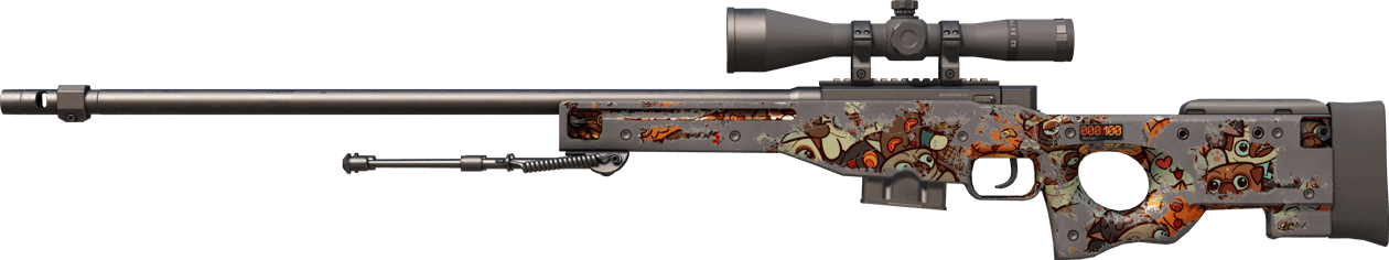 Preview image 1 of StatTrak™ AWP | PAW (Battle-Scarred)