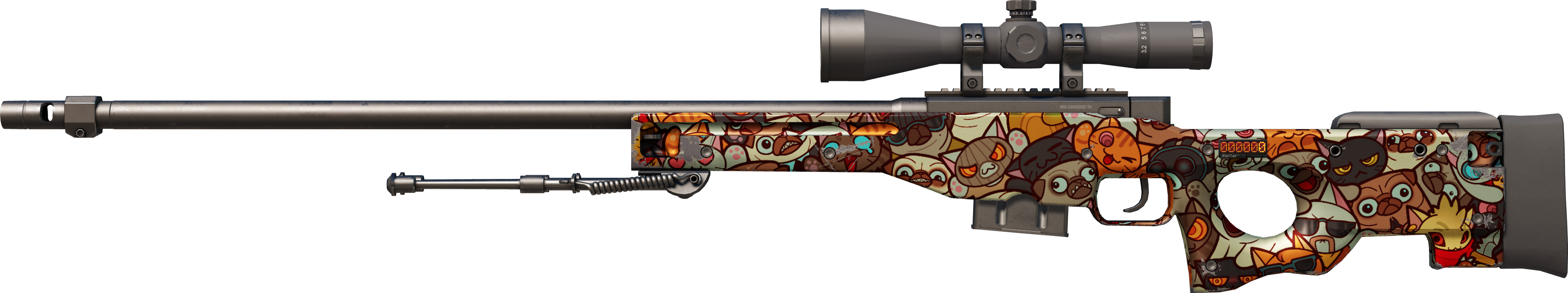 StatTrak™ AWP | PAW (Minimal Wear)