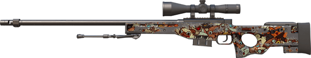 StatTrak™ AWP | PAW (WW - Khá mòn)