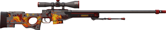 Preview image 2 of StatTrak™ AWP | Wildfire (戦いで傷ついた)