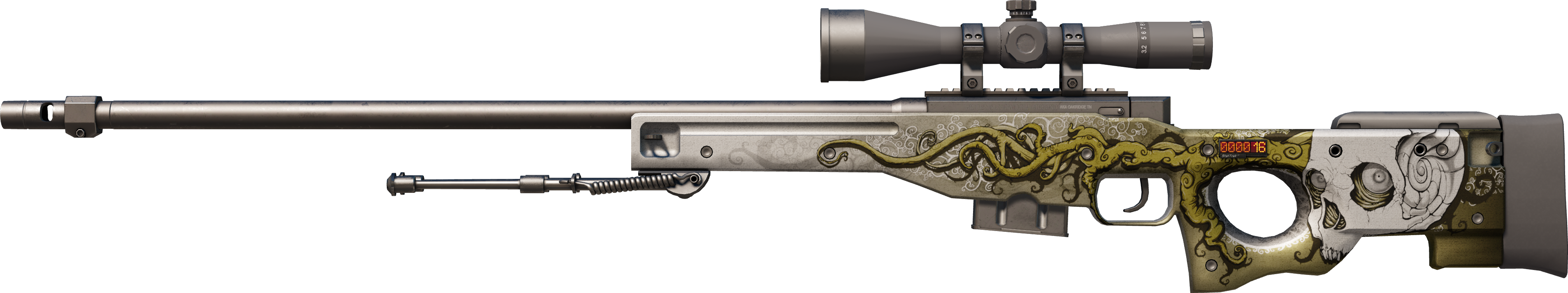 StatTrak™ AWP | Worm God (Minimal Wear)