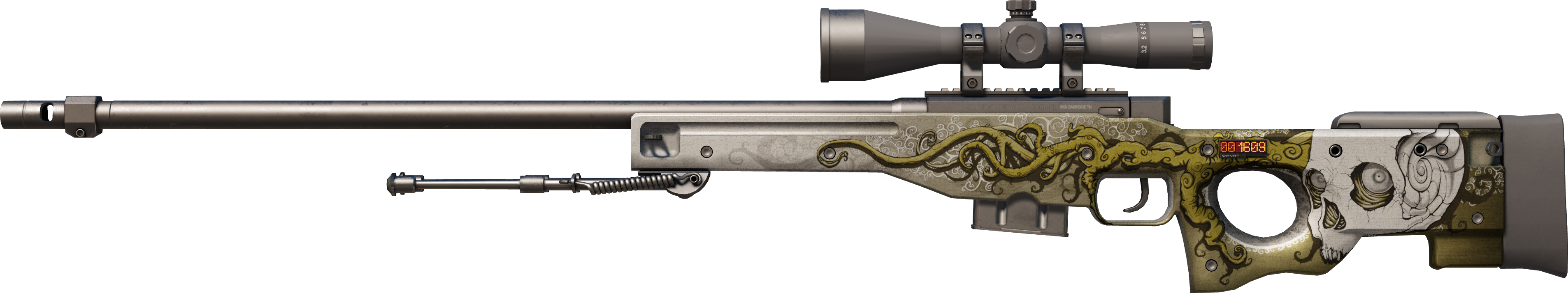 StatTrak™ AWP | Worm God (Well-Worn)