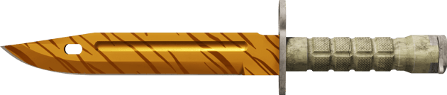 Preview image 2 of ★ StatTrak™ Bayonet | Tiger Tooth (Original de Fábrica)