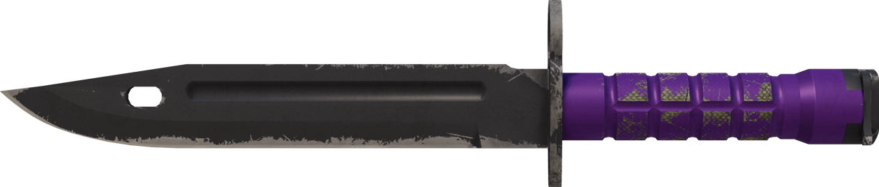 Preview image 2 of ★ StatTrak™ Bayoneta | Ultravioleta (Algo desgastado)