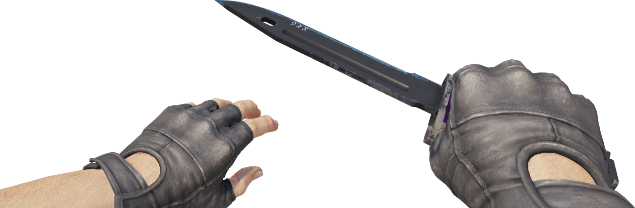 Preview image 4 of ★ StatTrak™ Bayoneta | Ultravioleta (Algo desgastado)