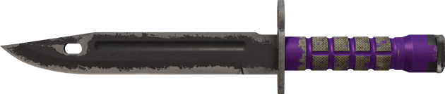 Preview image 2 of ★ StatTrak™ Bayonet | Ultraviolet (Com Muito Uso)