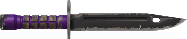 ★ StatTrak™ Bayonet | Ultraviolet (Com Muito Uso)