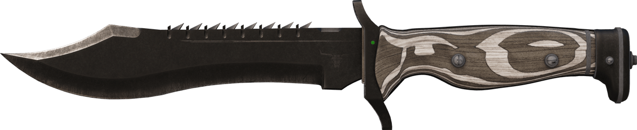 Preview image 2 of ★ StatTrak™ Cuchillo Bowie | Laminado Negro (Algo desgastado)