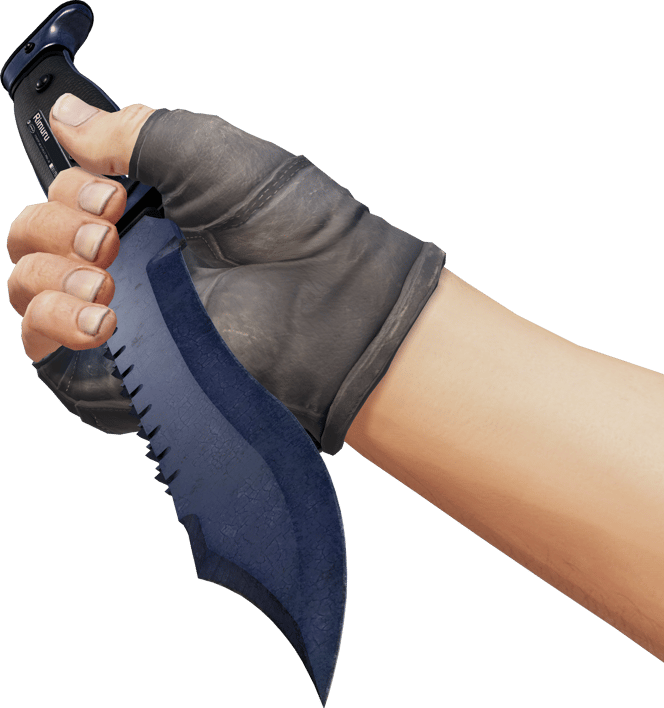 Preview image 3 of ★ StatTrak™ Dao Bowie | Blue Steel (BS - Mòn qua thực chiến)