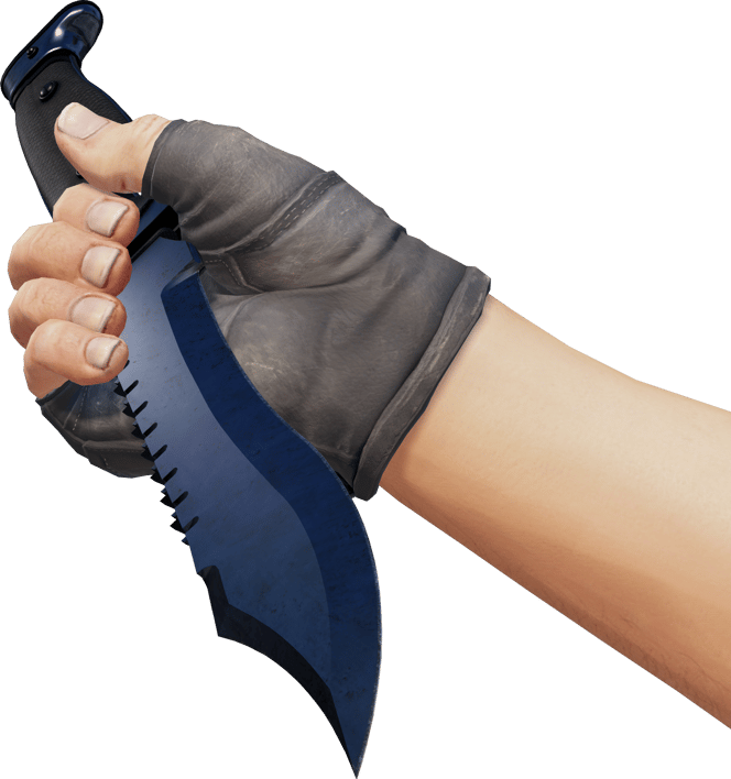 Preview image 3 of ★ StatTrak™ Dao Bowie | Blue Steel (FN - Mới cứng)