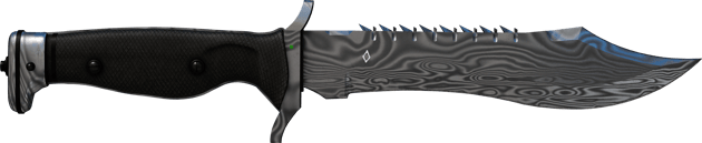 ★ StatTrak™ 보위 칼 | 다마스크 강철 (현장에서 쓰인)