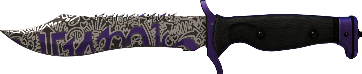 Preview image 2 of ★ StatTrak™ Cuchillo Bowie | Mano alzada (Algo desgastado)