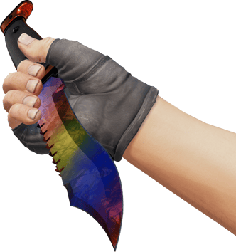 Preview image 3 of ★ StatTrak™ Nóż Bowie | Marmurkowy gradient (prosto z fabryki)
