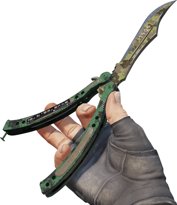 Preview image 3 of ★ StatTrak™ 蝴蝶刀 | 北方森林 (战痕累累)