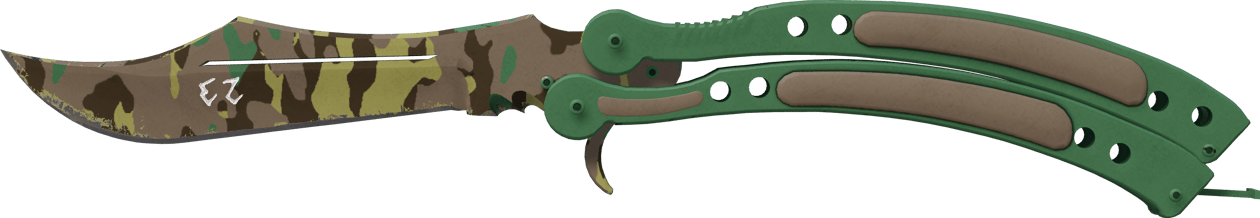 Preview image 2 of ★ StatTrak™ 蝴蝶刀 | 北方森林 (久经沙场)