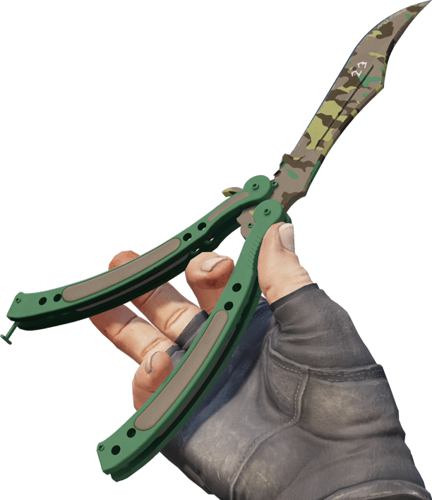 Preview image 3 of ★ StatTrak™ 蝴蝶刀 | 北方森林 (久经沙场)