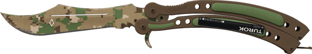 Preview image 2 of ★ StatTrak™ Faca Butterfly | Forest DDPAT (Testado no Terreno)