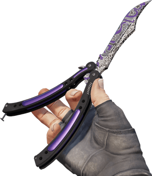 Preview image 3 of ★ StatTrak™ Cuchillo Mariposa | Mano alzada (Recién fabricado)