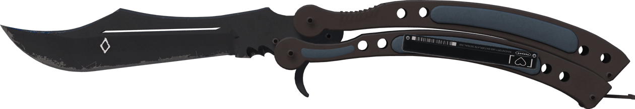 Preview image 2 of ★ StatTrak™ Butterfly Knife | Night (Field-Tested)