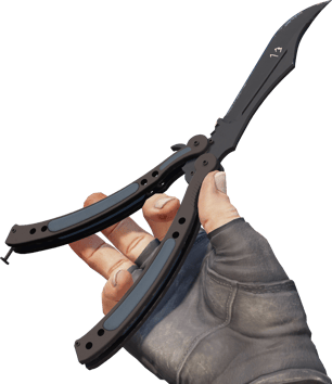 Preview image 3 of ★ StatTrak™ Coltello a farfalla | Night (Usura minima)