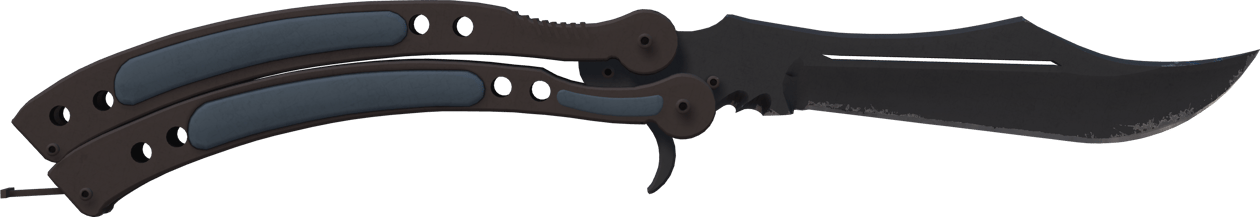 Preview image 1 of ★ StatTrak™ Coltello a farfalla | Night (Usura minima)