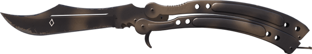 Preview image 2 of ★ StatTrak™ Coltello a farfalla | Scorched (Testato sul campo)