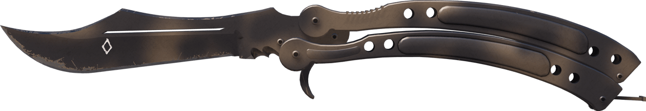 Preview image 2 of ★ StatTrak™ Butterfly Knife | Scorched (Field-Tested)