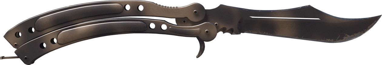 Preview image 1 of ★ StatTrak™ Butterfly Knife | Scorched (Field-Tested)
