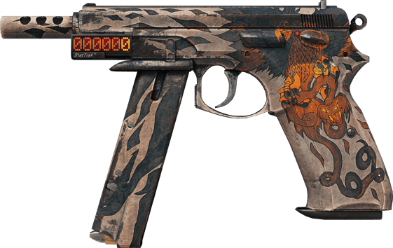StatTrak™ CZ75-Auto | Schlangenadler (Kampfspuren)