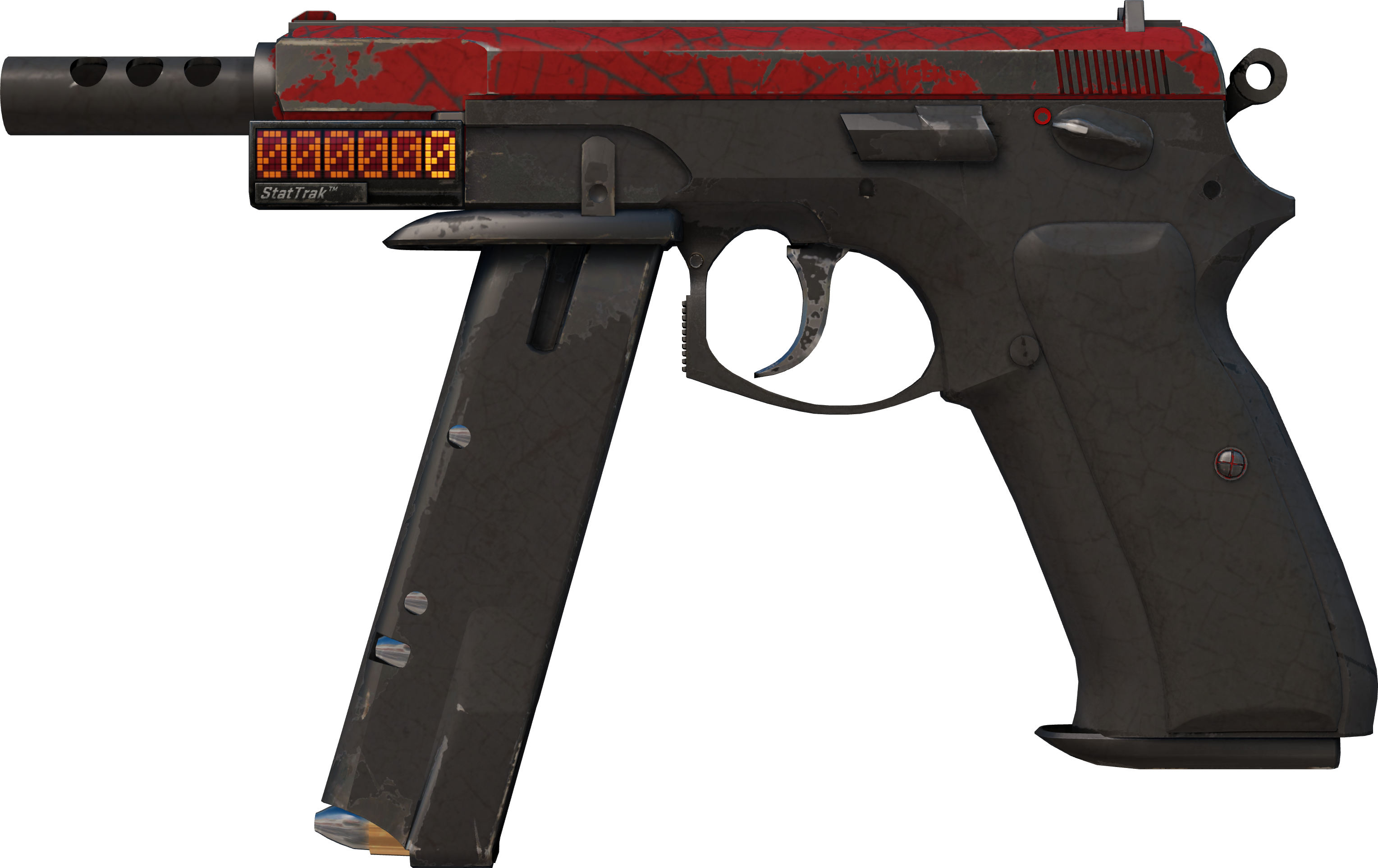 Preview image 1 of StatTrak™ CZ75-Auto | Toile pourpre (Marquée par les combats)