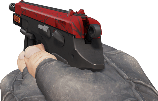 Preview image 3 of StatTrak™ CZ75-Auto | 赤紅之網 (輕微磨損)