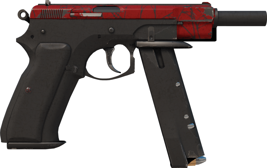 Preview image 2 of StatTrak™ CZ75-Auto | Tela escarlata (Bastante desgastado)