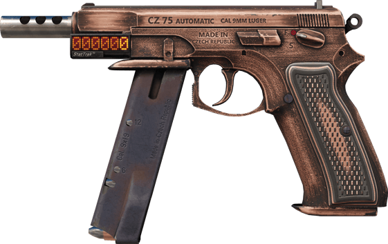 StatTrak™ CZ75-Auto | Betrübt (Einsatzerprobt)
