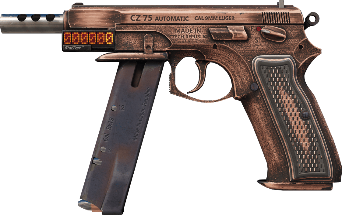 Preview image 1 of CZ75-Auto (StatTrak™) | Distressed (FT - Qua thực chiến)
