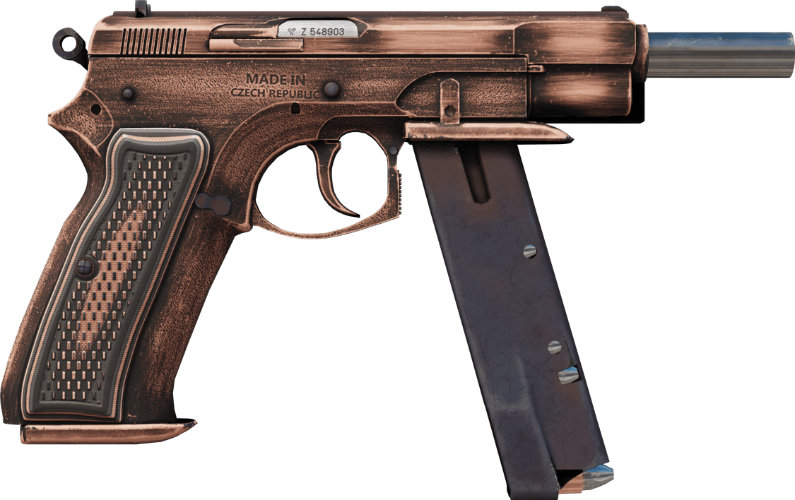 Preview image 2 of CZ75自动型（StatTrak™） | 做旧手艺 (略有磨损)