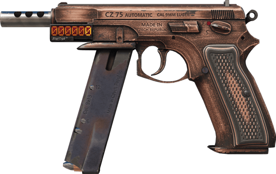 StatTrak™ CZ75-Auto | Betrübt (Abgenutzt)