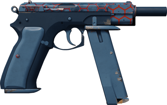 Preview image 2 of StatTrak™ CZ75-Auto | 己烷網格 (戰場實測)