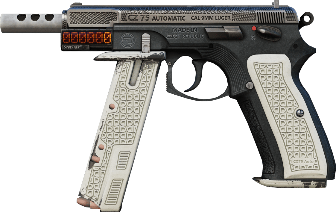 Preview image 1 of CZ75-Auto (StatTrak™) | Nadruk (mocne zużycie)