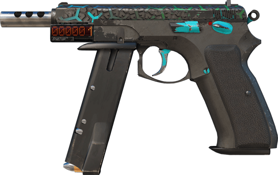 StatTrak™ CZ75-Auto | Polymer (Battle-Scarred)