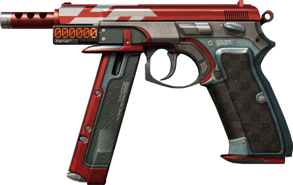 Preview image 1 of StatTrak™ CZ75-Auto | Astor rouge (Neuve)