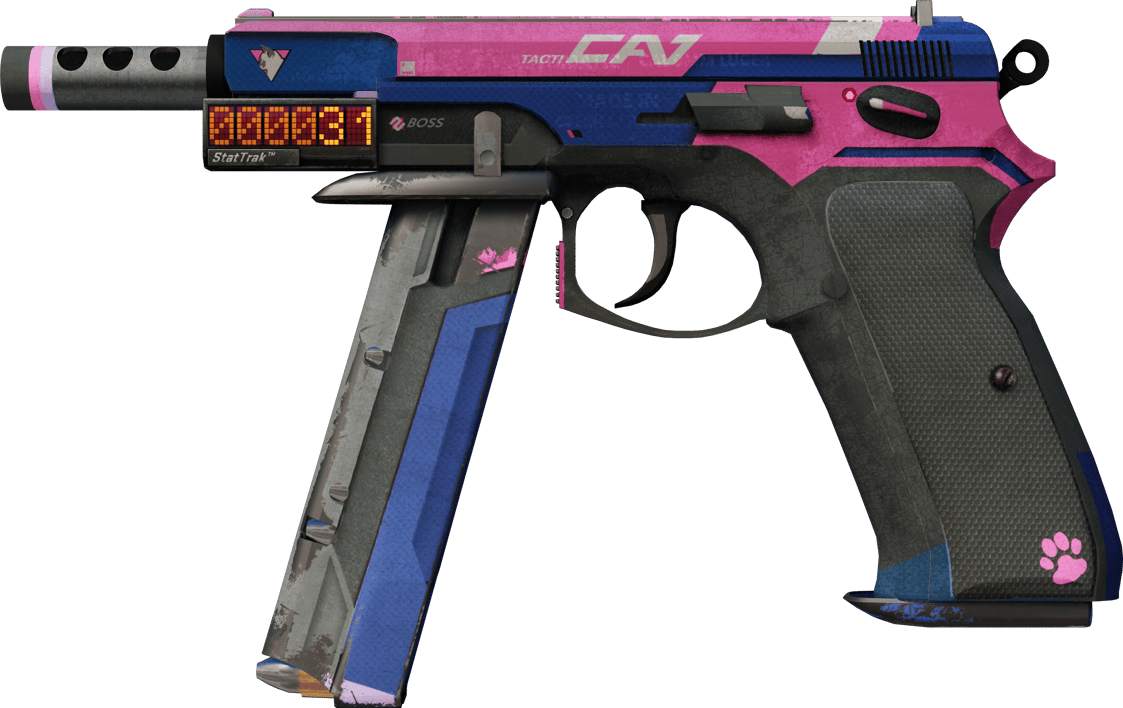 Preview image 1 of StatTrak™ CZ75-Auto | 戰術喵 (戰痕累累)