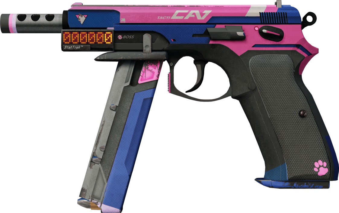 Preview image 1 of StatTrak™ CZ75-Auto | Gatáctica (Algo desgastado)