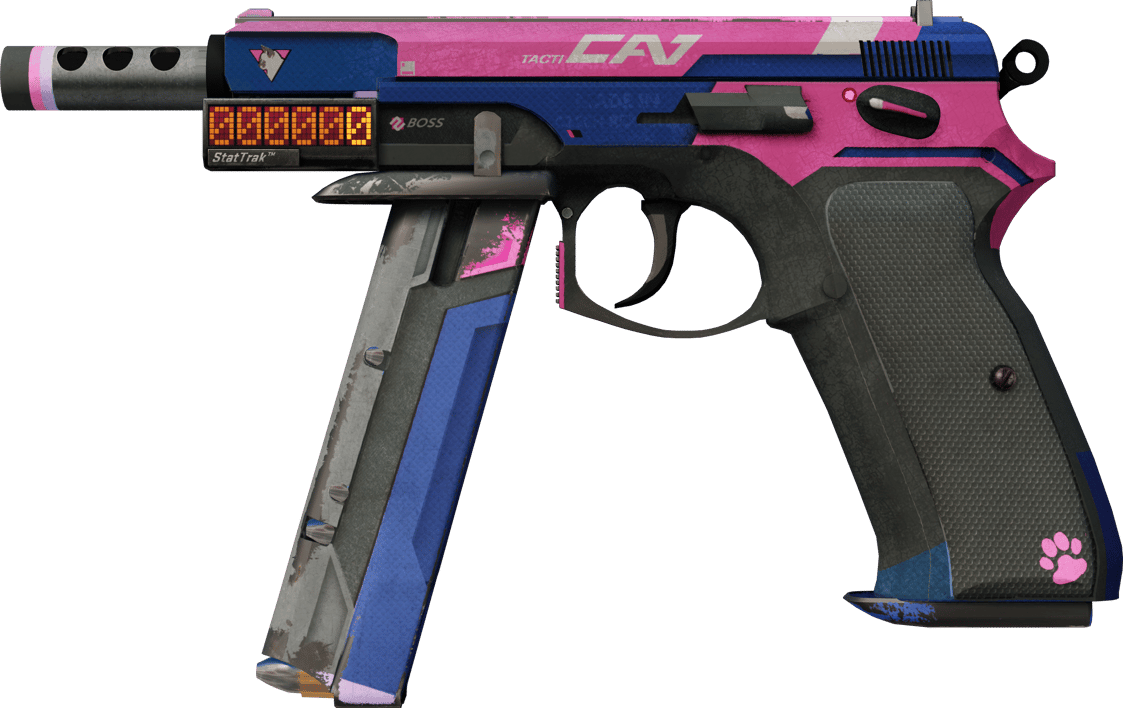 Preview image 1 of StatTrak™ CZ75-Auto | Mistigri (Usée)