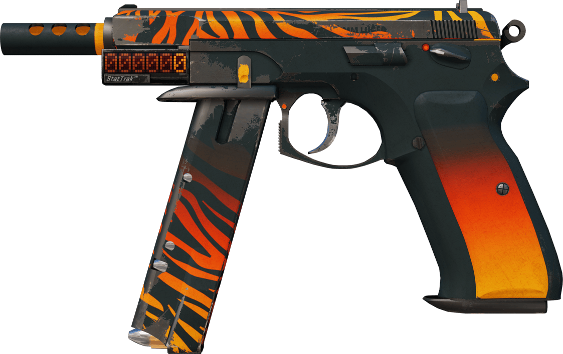 Preview image 1 of StatTrak™ CZ75-Auto | 티그리스 강 (전투로 닳고 닳은)