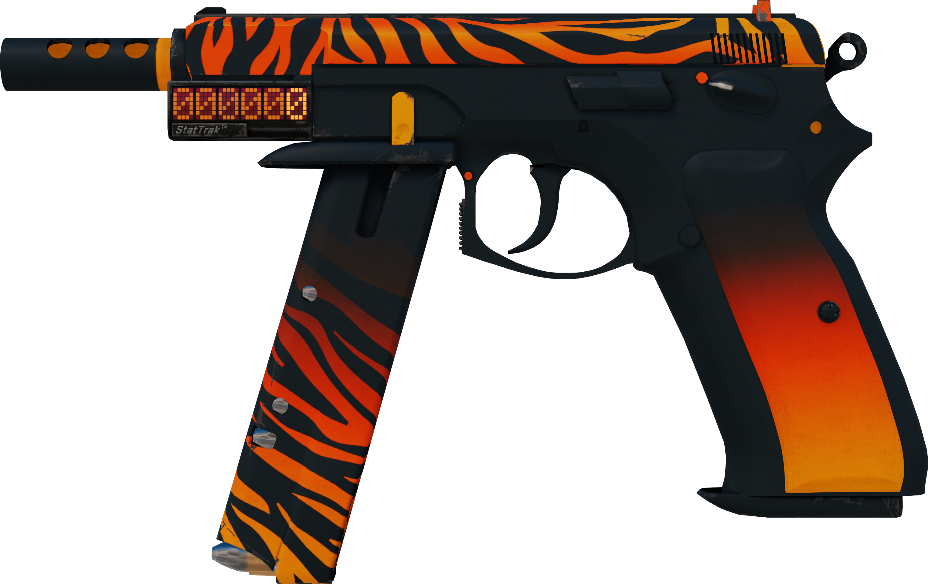 Preview image 1 of StatTrak™ CZ75-Auto | Tigre (Très peu usée)